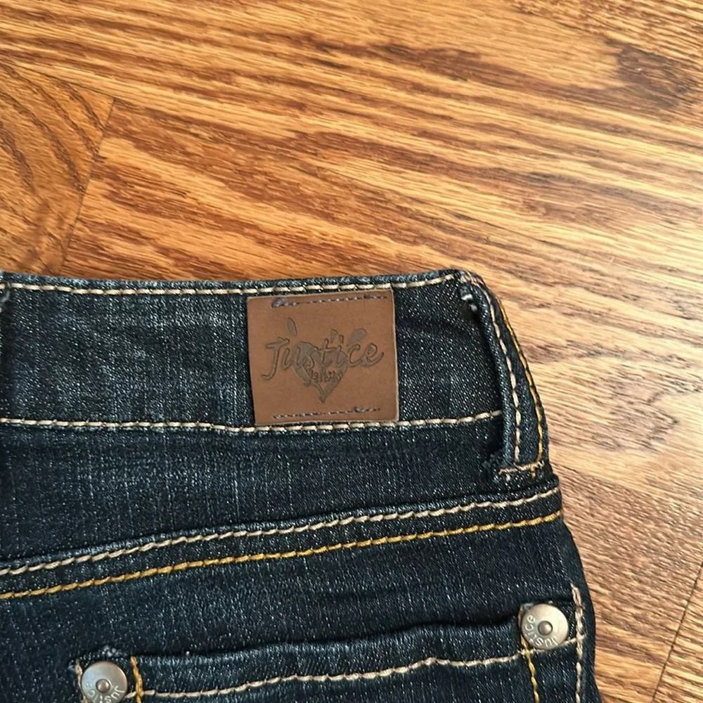 Justice Jean Shorts Simply Low, Size 10